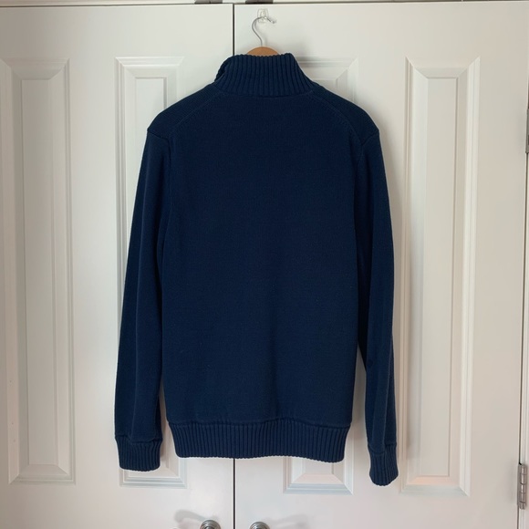Tommy Hilfiger Zip Up Fuzzy Sweater - Picture 3 of 4